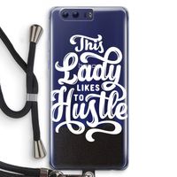 Hustle Lady: Honor 9 Transparant Hoesje met koord