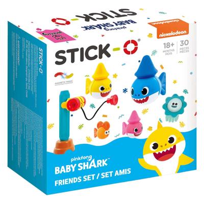Stick-O - baby shark friends bouwset - 30dlg.