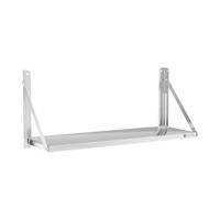 Wandbord - opvouwbaar - 100 x 30 cm - 40 kg - Roestvrij staal