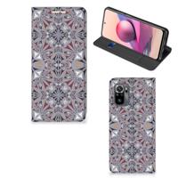 Xiaomi Redmi Note 10 4G | 10S | Poco M5s | Standcase | Flower Tiles