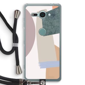 Lindo: Sony Xperia XZ2 Compact Transparant Hoesje met koord