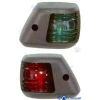 Kit luces de navegación (babor - estribor) GS10006 - PAR LUCES NAVEGACION AS-20 NEGRA