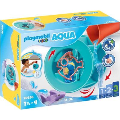 1.2.3 - Waterwervelrad met babyhaai Constructiespeelgoed
