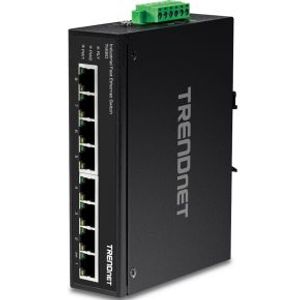 Trendnet TI-E80 netwerk-switch Fast Ethernet (10/100) Zwart