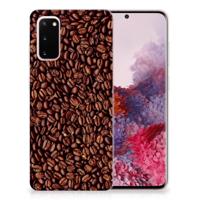Samsung Galaxy S20 | Siliconen Case | Koffiebonen