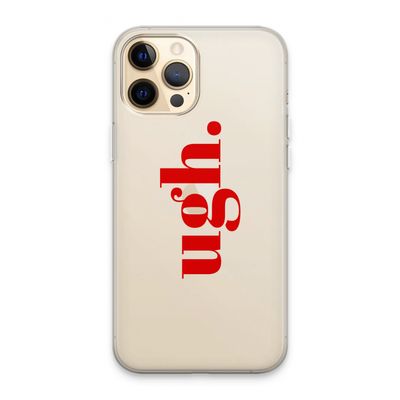Ugh: iPhone 13 Pro Max Transparant Hoesje