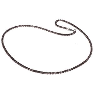 Koordketting Venetian Box Grijs 4mm