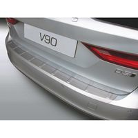 Bumper beschermer passend voor Volvo V90 9/2016- Zwart 'Ribbed' GRRBP938