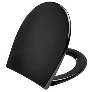 Pressalit Scandinavia Plus closetzitting met softclose en lift off zwart 758001-d05999