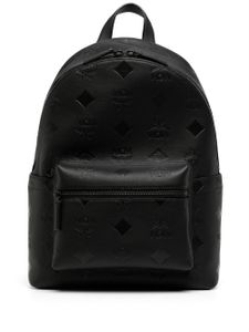 MCM sac à dos Stark médium en cuir - Noir