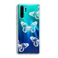 White butterfly: Huawei P30 Pro Transparant Hoesje