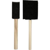 Creativ Company Schuimpenselen, l: 15,5-16 cm, b: 25+50 mm, 2 stuk/ 1 doos