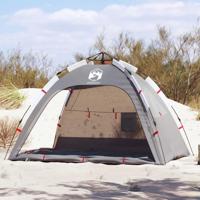 VidaXL Strandtent 2-persoons waterdicht snelontgrendeling grijs VidaXL Strandtent 2-persoons waterdicht snelontgrendeling grijs