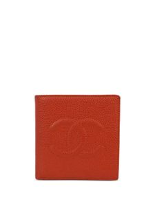 CHANEL Pre-Owned portefeuille pliant en cuir (1998) - Rouge