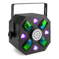 BeamZ MultiAce3 LED effect 3-in-1 - Discolamp - Derby - Stroboscoop -