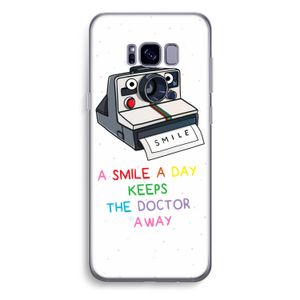 Smile: Samsung Galaxy S8 Plus Transparant Hoesje