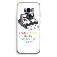 Smile: Samsung Galaxy S8 Plus Transparant Hoesje