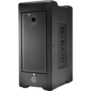 SanDisk Professional G-Raid Shuttle 8 96 TB Externe harde schijf (3,5 inch) USB 3.2 Gen 2 (USB 3.1), Thunderbolt 3 Zwart SDPH48H-096T-MBAAB