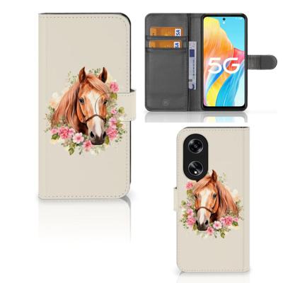 Telefoonhoesje | Met pasjeshouder | voor OPPO Reno8 T 5G Paard