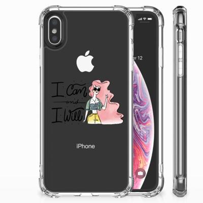 Apple iPhone Xs Max Stevig | Bumper Hoesje | i Can Apple iPhone Xs Max Stevig | Bumper Hoesje | i Can