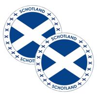 Bierviltjes Schotland - 50x stuks - landenthema - versiering - onderzetter