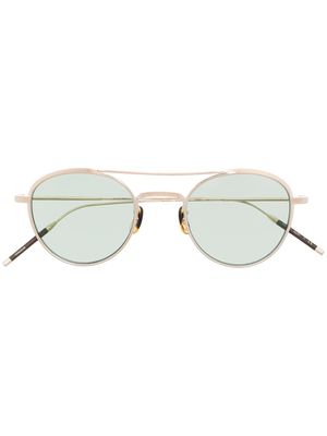Oliver Peoples lunettes de soleil Takumi 2 à monture aviateur - Or