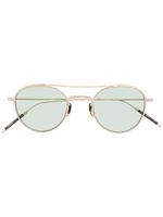 Oliver Peoples lunettes de soleil Takumi 2 à monture aviateur - Or