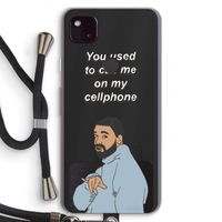 Hotline bling: Pixel 4a 5G Transparant Hoesje met koord