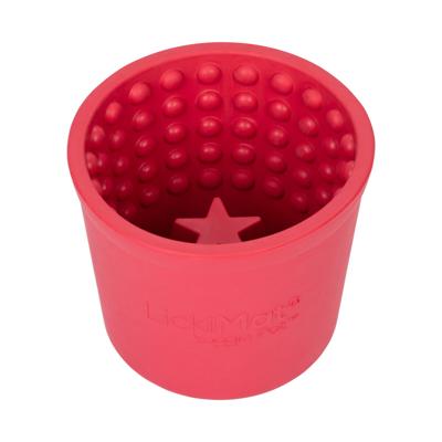 Voerbak voor honden Lickimat Roze Rubber