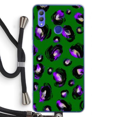 Green Cheetah: Honor Note 10 Transparant Hoesje met koord