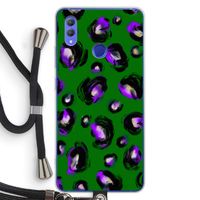 Green Cheetah: Honor Note 10 Transparant Hoesje met koord Green Cheetah: Honor Note 10 Transparant Hoesje met koord