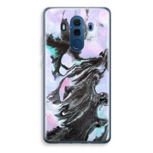 Pastel zwart: Huawei Mate 10 Pro Transparant Hoesje