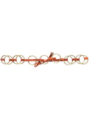 PAULA ceinture à anneaux - Marron
