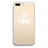 King zwart: iPhone 7 Plus Transparant Hoesje - thumbnail