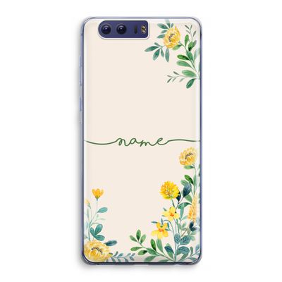 Gele bloemen: Honor 9 Transparant Hoesje