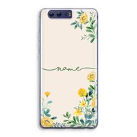 Gele bloemen: Honor 9 Transparant Hoesje