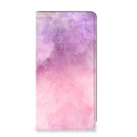 Bookcase Samsung Galaxy A53 Pink Purple Paint