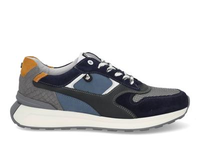 Australian Kyoto blue grey yellow multi blauw maat 41