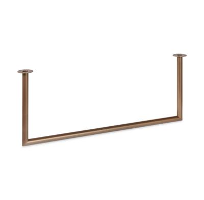 Garderobestang brons U vorm Ø32 mm - per meter Garderobestang brons U vorm Ø32 mm - per meter