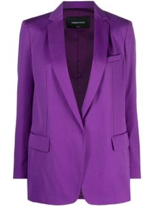 Fabiana Filippi blazer à simple boutonnage - Violet