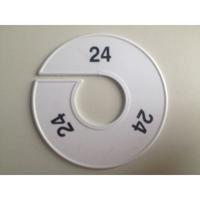 Maatring 11cm wit/zwart 24