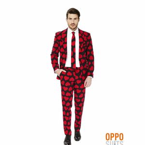 King Of Hearts Opposuit kostuum man