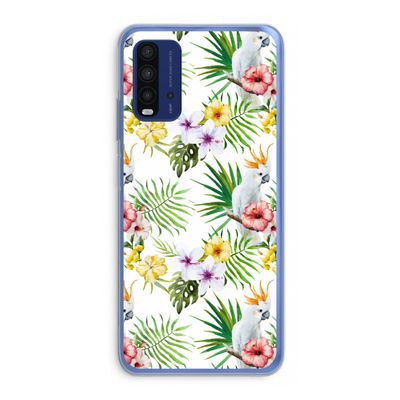 Gele kuif: Xiaomi Redmi 9T Transparant Hoesje
