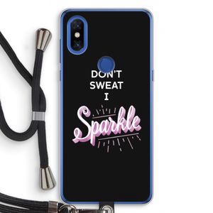 Sparkle quote: Xiaomi Mi Mix 3 Transparant Hoesje met koord