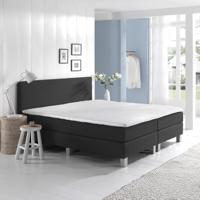 2dekans Vaste boxspring Basic - 140 x 220 Antraciet (Niet in originele verpakking, kans op schade - Geleiders zelf monteren)