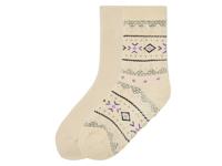 pepperts! 2 paar kinder thermosokken (35-38, Beige)