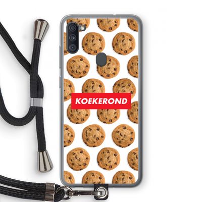Koekerond: Samsung Galaxy A11 Transparant Hoesje met koord