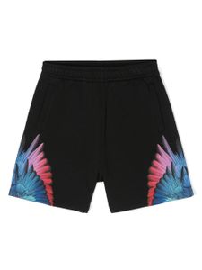 Marcelo Burlon County Of Milan Kids short de sport Icon Wings - Noir