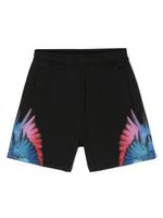 Marcelo Burlon County Of Milan Kids short de sport Icon Wings - Noir