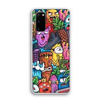 Vexx Mixtape: Samsung Galaxy S20 Transparant Hoesje